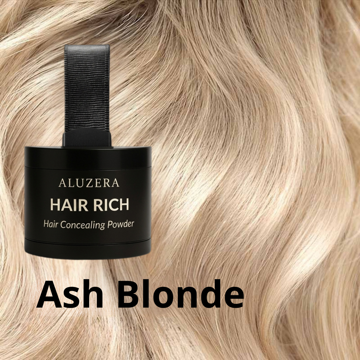 HAIR RICH hair concealer in Ash Blonde shade by Aluzera