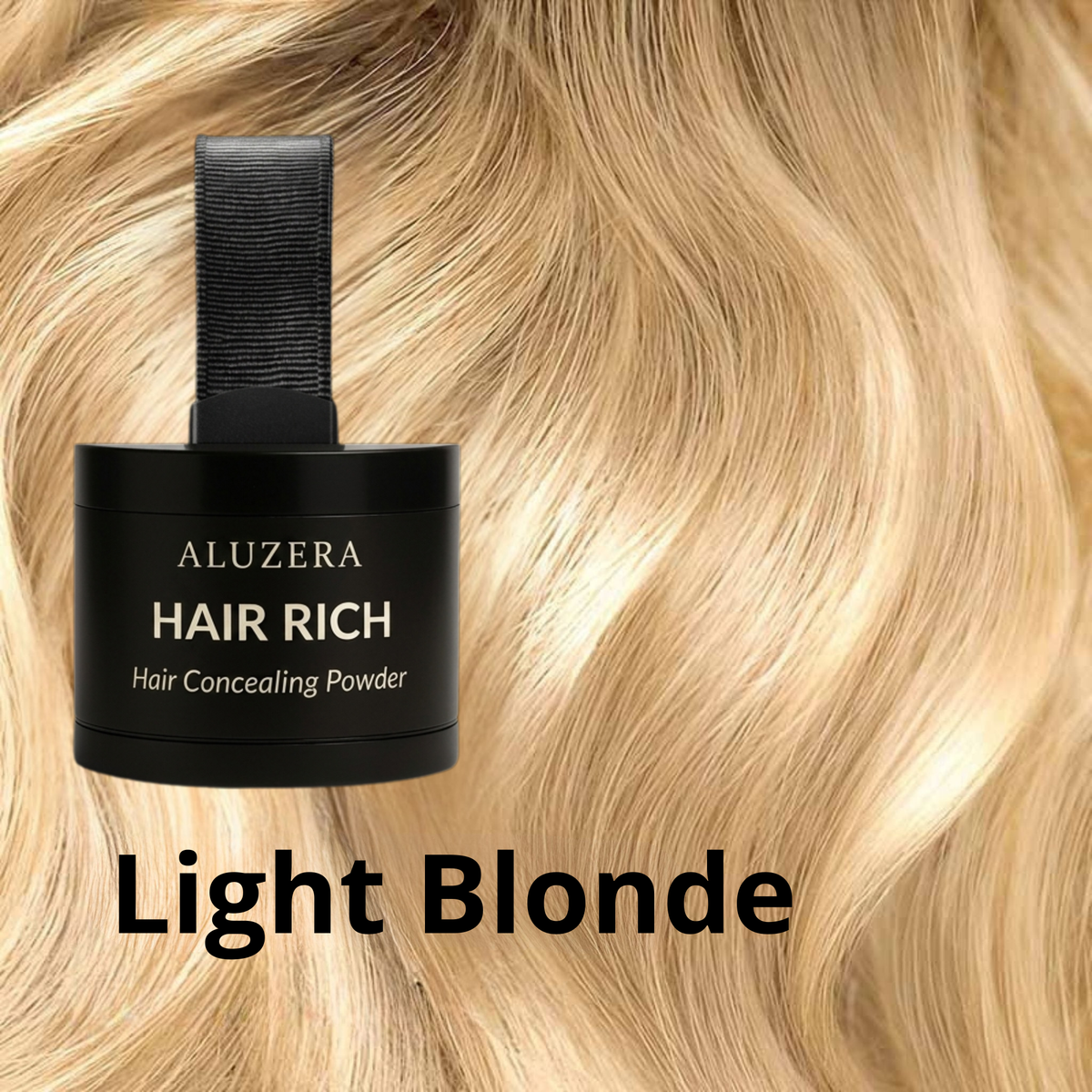 HAIR RICH hair concealer in Light Blonde shade by Aluzera