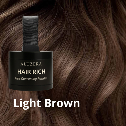 HAIR RICH hair concealer in Light Brown shade by Aluzera
