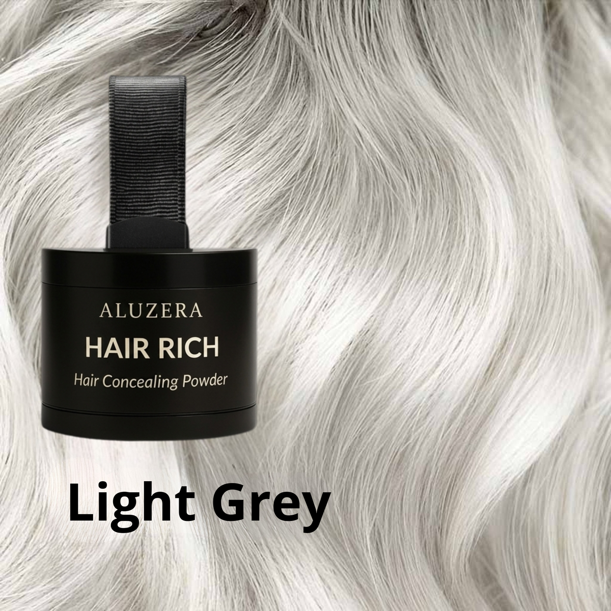 HAIR RICH hair concealer in Light Grey shade by Aluzera