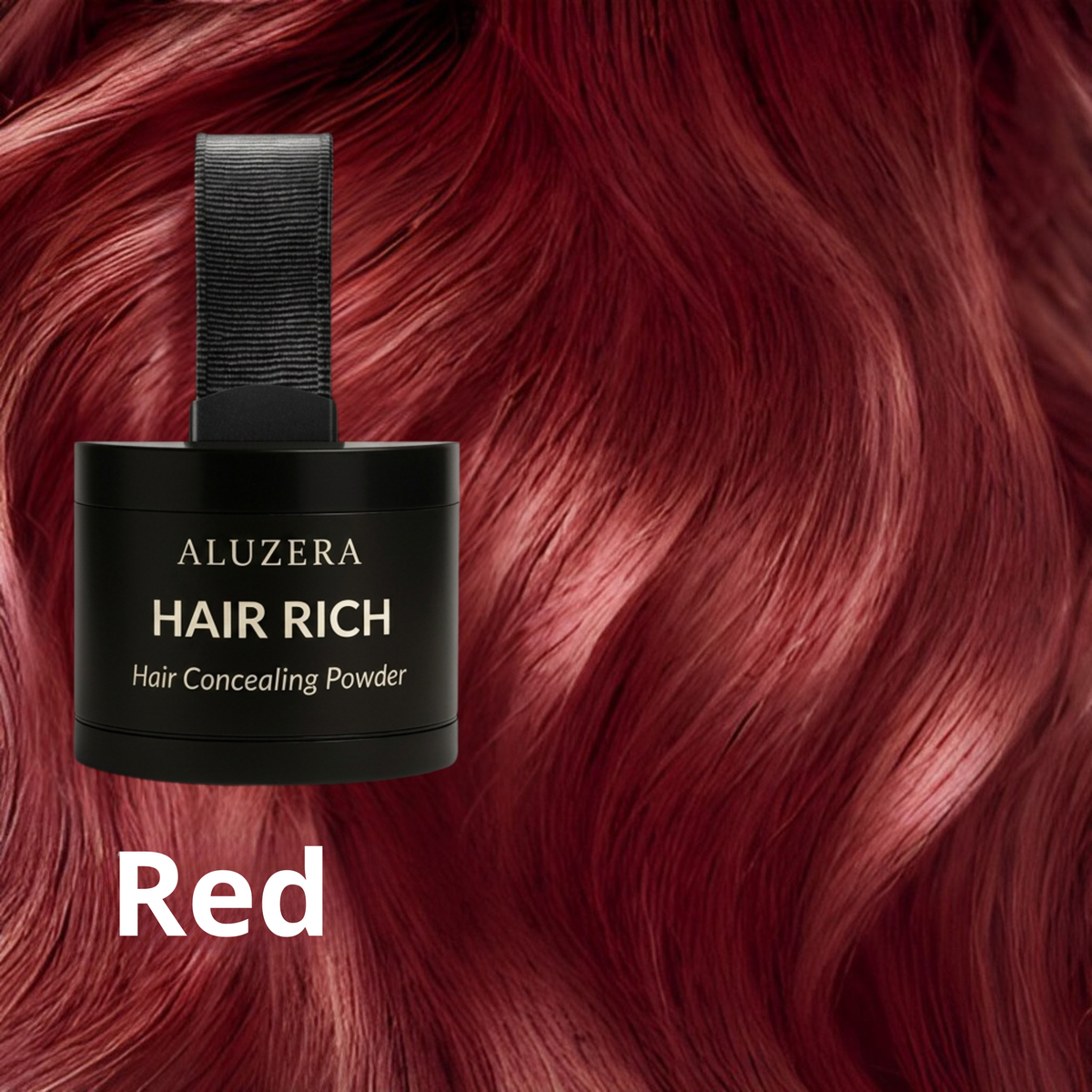 HAIR RICH hair concealer in Red shade by Aluzera